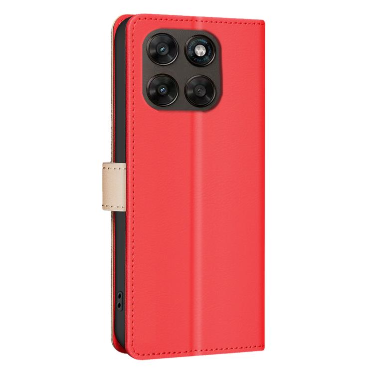 For Motorola Moto G67 5G / G77 5G Color Matching RFID Anti-theft Leather Phone Case