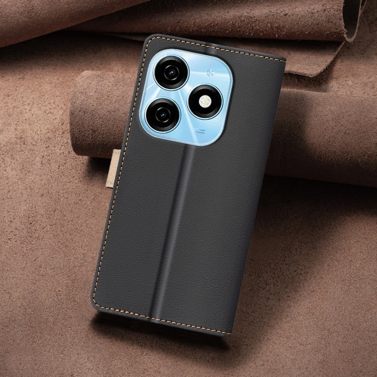 For Tecno Spark 20 Color Matching RFID Anti-theft Leather Phone Case
