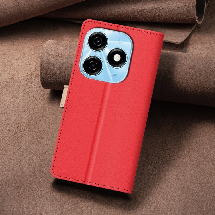 For Tecno Spark 20 Color Matching RFID Anti-theft Leather Phone Case