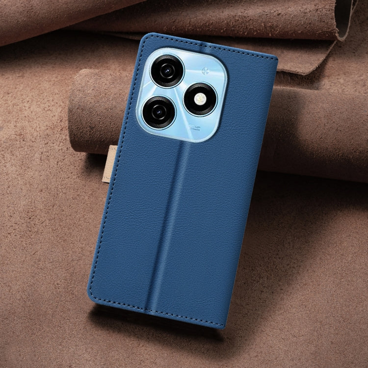 For Tecno Spark 20 Color Matching RFID Anti-theft Leather Phone Case