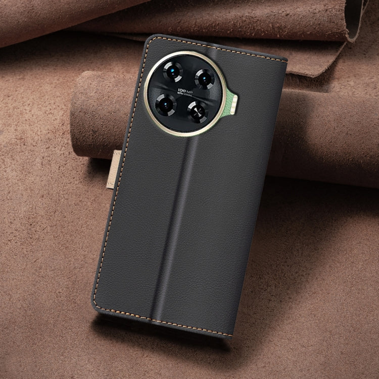For Tecno Spark 20 Pro+ Color Matching RFID Anti-theft Leather Phone Case