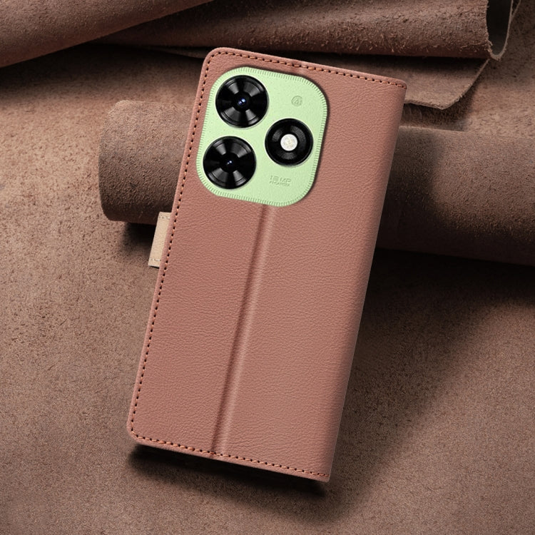 For Tecno Spark  Go 2024 / 20C / Pop 8 Color Matching RFID Anti-theft Leather Phone Case