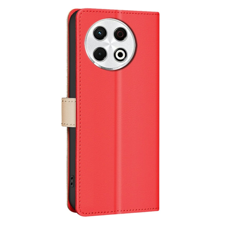 For Tecno Spark 30 Pro 4G Color Matching RFID Anti-theft Leather Phone Case