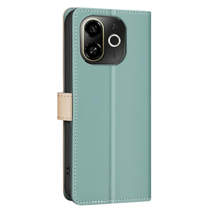 For Tecno POP 9 5G / Spark 30C 5G Color Matching RFID Anti-theft Leather Phone Case