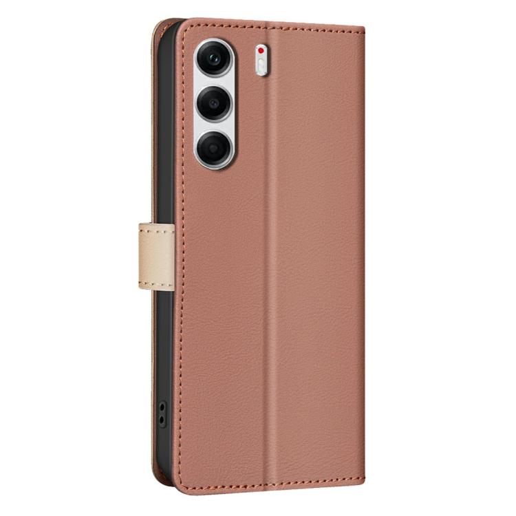 For Tecno Camon 40 Pro 4G Color Matching RFID Anti-theft Leather Phone Case
