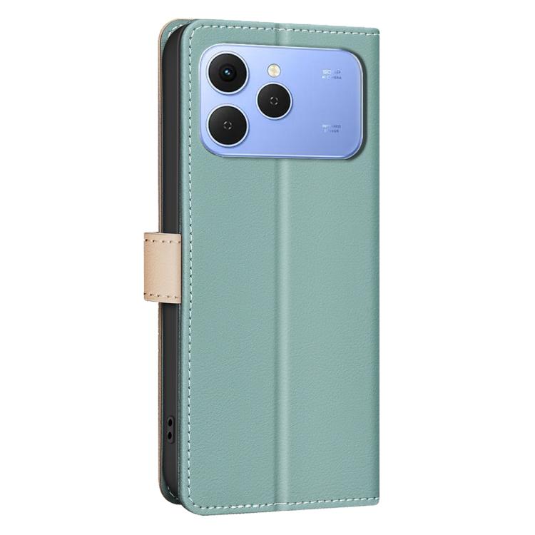 For Tecno Spark 40 4G Color Matching RFID Anti-theft Leather Phone Case