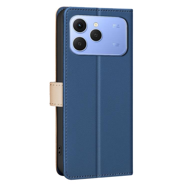 For Tecno Spark 40 4G Color Matching RFID Anti-theft Leather Phone Case