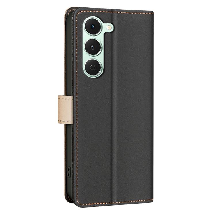 For Tecno Spark 40 Pro 4G Color Matching RFID Anti-theft Leather Phone Case