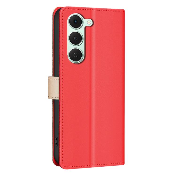 For Tecno Spark 40 Pro 4G Color Matching RFID Anti-theft Leather Phone Case