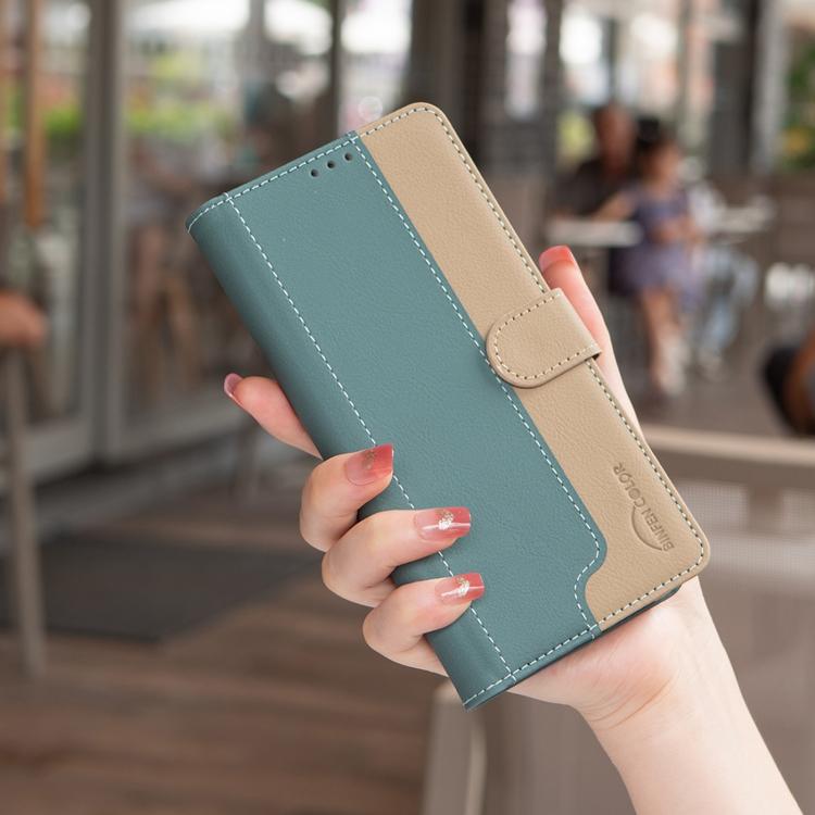 For Tecno Spark Go 3 Color Matching RFID Anti-theft Leather Phone Case