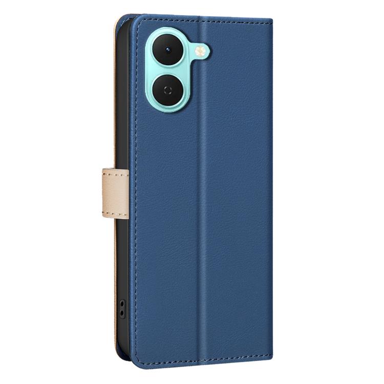 For Tecno Spark Go 3 Color Matching RFID Anti-theft Leather Phone Case