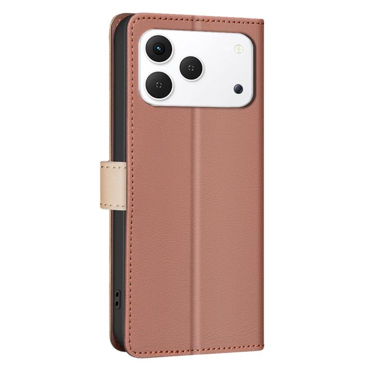 For Tecno Spark 50 4G Color Matching RFID Anti-theft Leather Phone Case