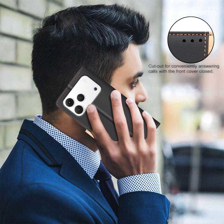 For Tecno Spark 50 4G Color Matching RFID Anti-theft Leather Phone Case