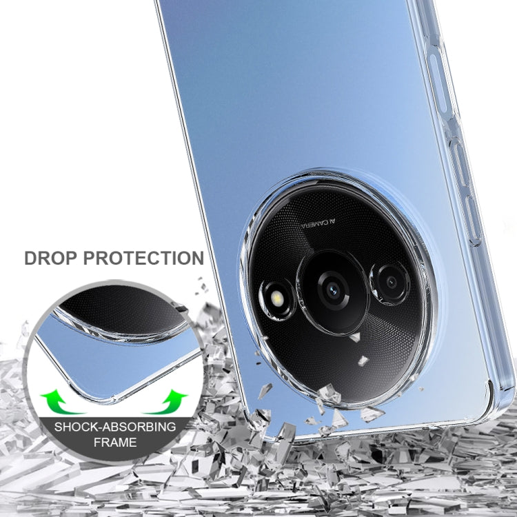 For Redmi A3x Scratchproof Acrylic TPU Phone Case - Transparent