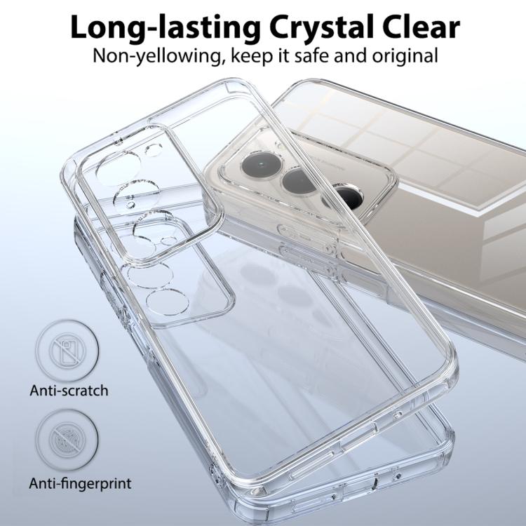 For Redmi 15 5G / 4G EU 171mm Scratchproof Acrylic TPU Phone Case - Transparent