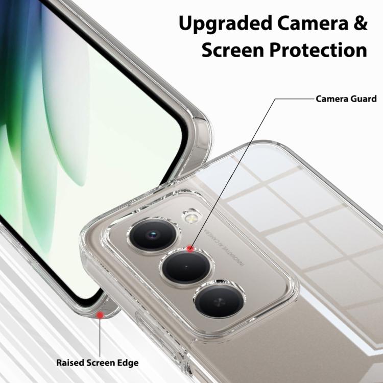 For Redmi 15 5G / 4G EU 171mm Scratchproof Acrylic TPU Phone Case - Transparent
