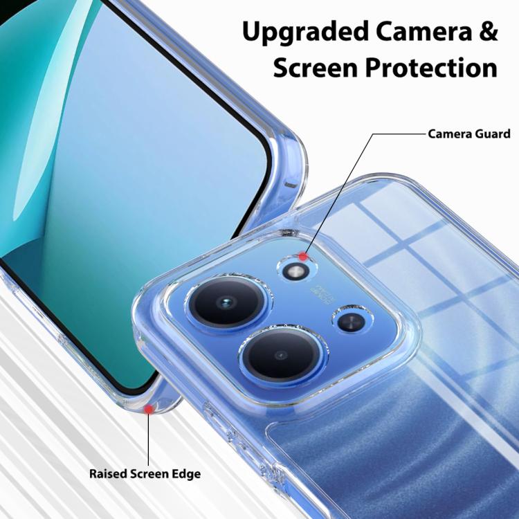 For Redmi 15C 5G/4G EU 173mm / Poco C85 5G Scratchproof Acrylic TPU Phone Case - Transparent