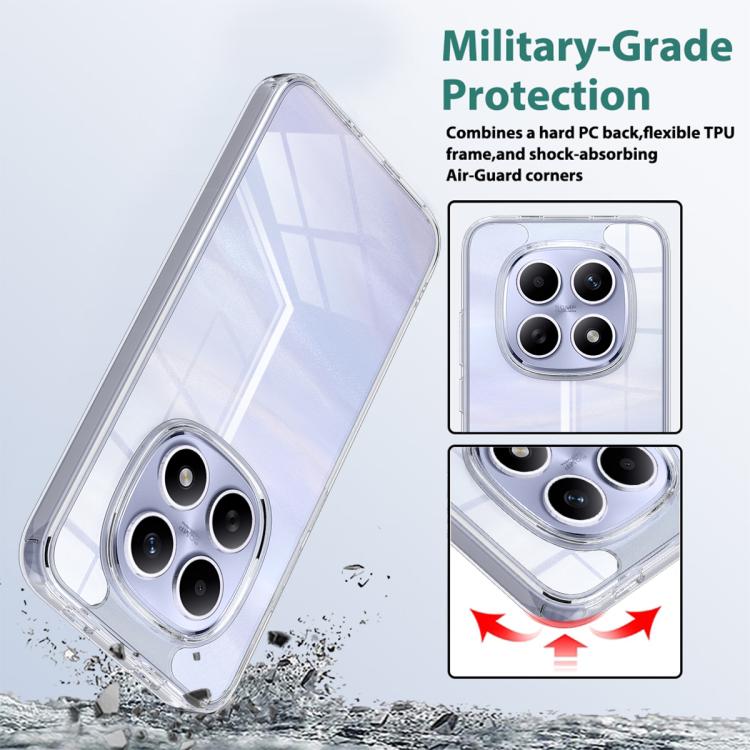 For Redmi Note 15 4G Global 164mm Scratchproof Acrylic TPU Phone Case - Transparent