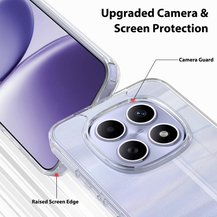 For Redmi Note 15 4G Global 164mm Scratchproof Acrylic TPU Phone Case - Transparent