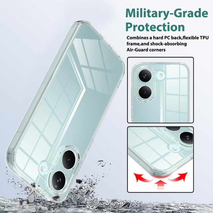 For Redmi Turbo 5 5G / Poco X8 Pro 5G Scratchproof Acrylic TPU Phone Case - Transparent