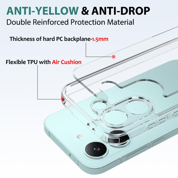 For Redmi Turbo 5 5G / Poco X8 Pro 5G Scratchproof Acrylic TPU Phone Case - Transparent