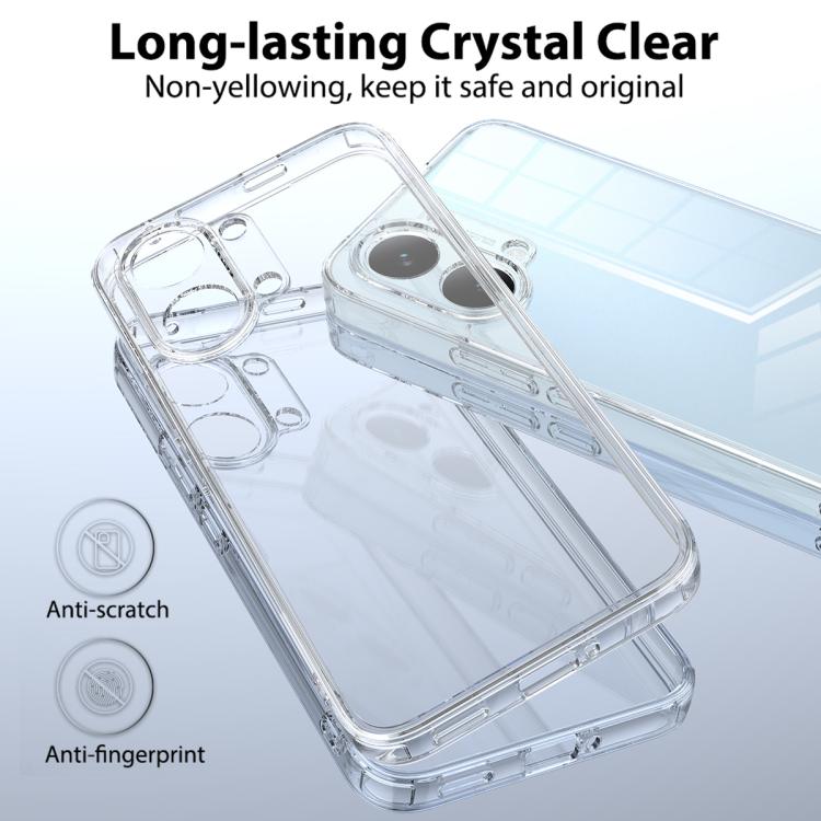 For Redmi Turbo 5 Max 5G / Poco X8 Pro Max Scratchproof Acrylic TPU Phone Case - Transparent