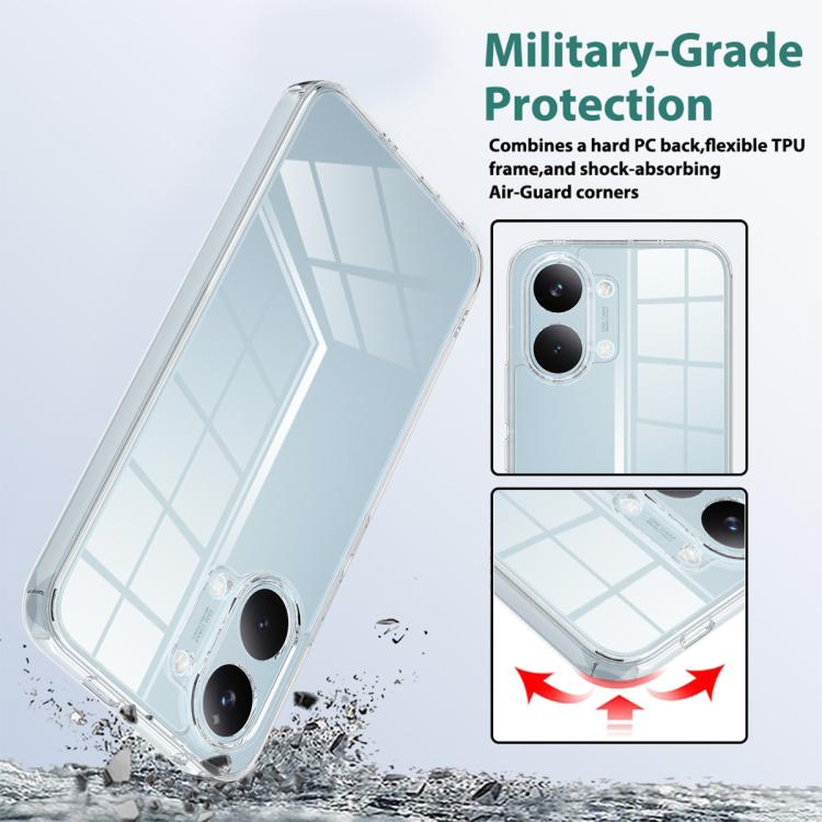 For Redmi Turbo 5 Max 5G / Poco X8 Pro Max Scratchproof Acrylic TPU Phone Case - Transparent