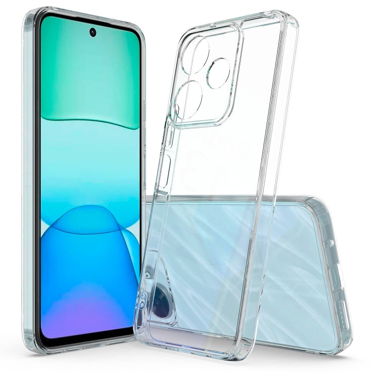 For Xiaomi Poco F6 / Redmi Turbo 3 Scratchproof Acrylic TPU Phone Case - Transparent