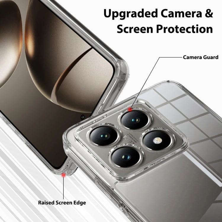 For Xiaomi 14T 5G Scratchproof Acrylic TPU Phone Case - Transparent