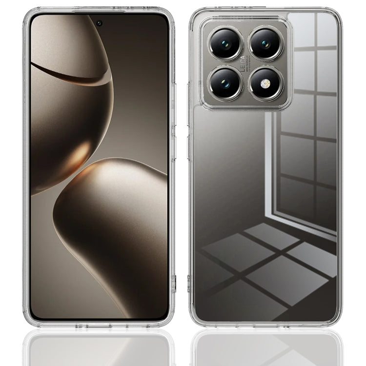 For Xiaomi 14T Pro 5G Scratchproof Acrylic TPU Phone Case - Transparent