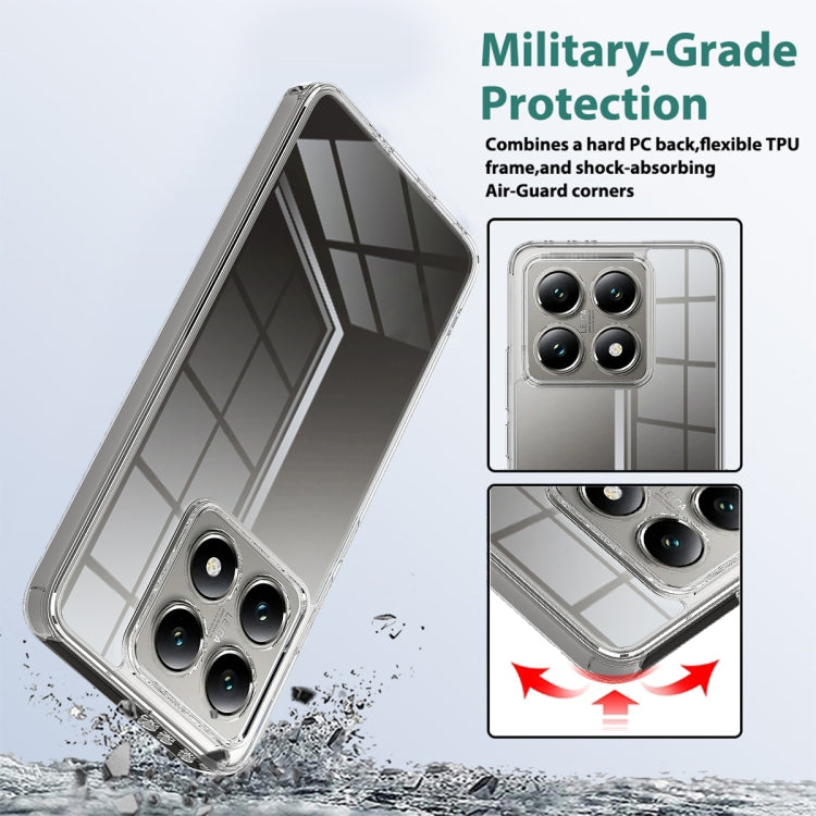 For Xiaomi 14T Pro 5G Scratchproof Acrylic TPU Phone Case - Transparent