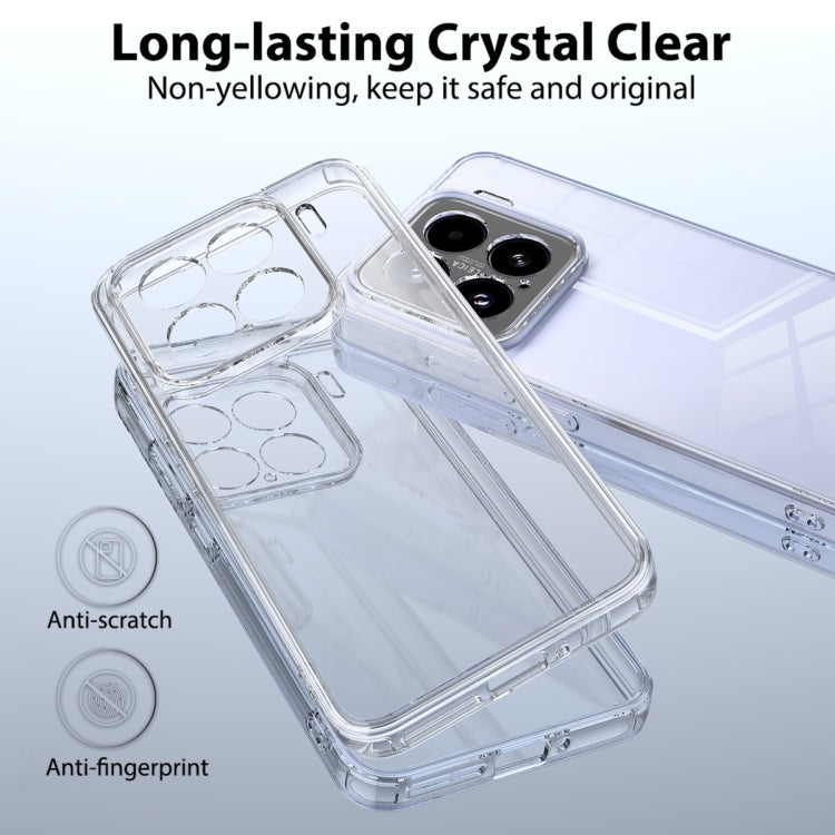 For Xiaomi 15 Scratchproof Acrylic TPU Phone Case - Transparent