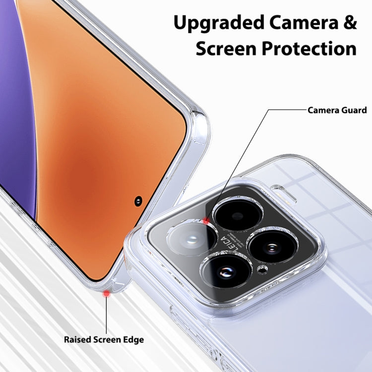 For Xiaomi 15 Scratchproof Acrylic TPU Phone Case - Transparent