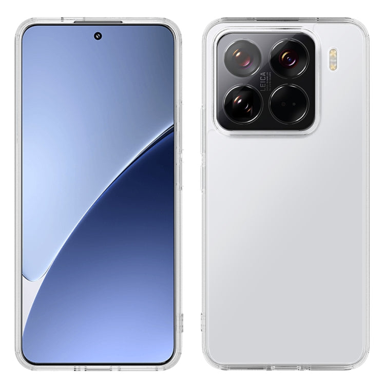 For Xiaomi 15 Pro Scratchproof Acrylic TPU Phone Case - Transparent