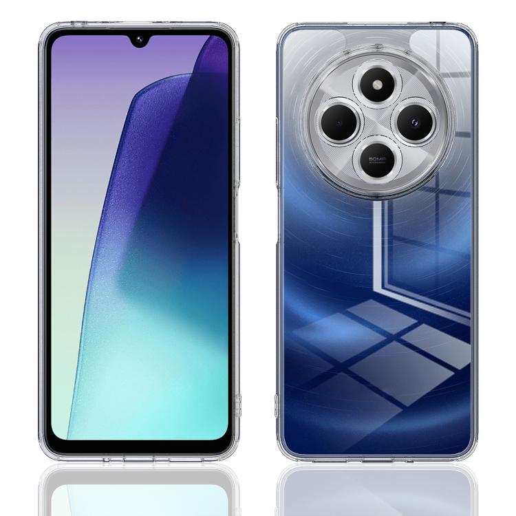 For Xiaomi Poco M7 5G Scratchproof Acrylic TPU Phone Case - Transparent