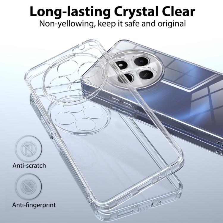 For Xiaomi Poco M7 5G Scratchproof Acrylic TPU Phone Case - Transparent