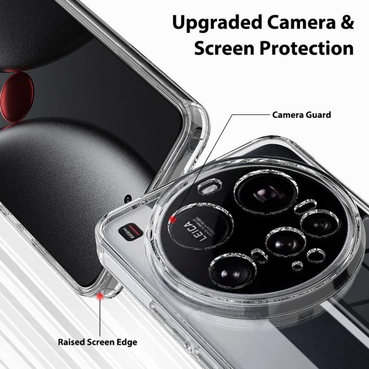 For Xiaomi 15 Ultra Scratchproof Acrylic TPU Phone Case - Transparent