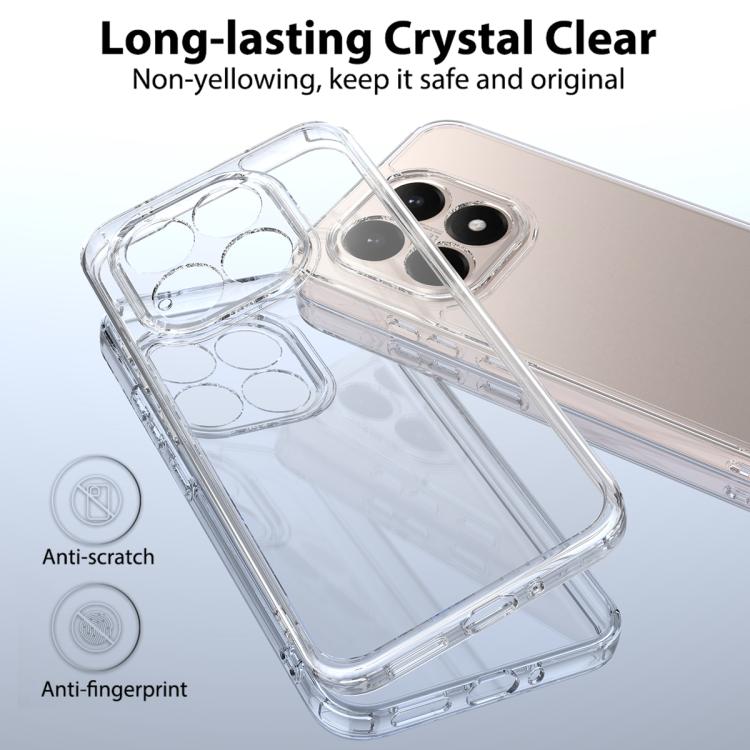 For Xiaomi 15T Scratchproof Acrylic TPU Phone Case - Transparent