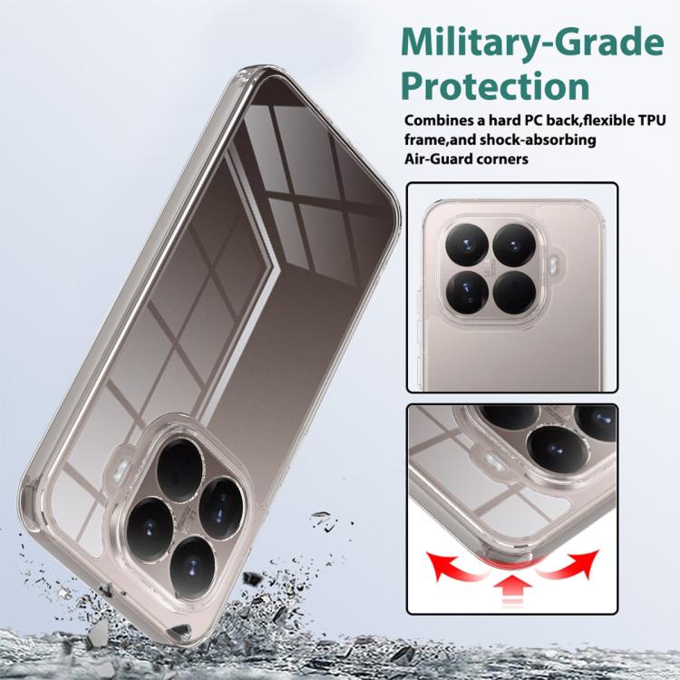 For Xiaomi 15T Pro Scratchproof Acrylic TPU Phone Case - Transparent