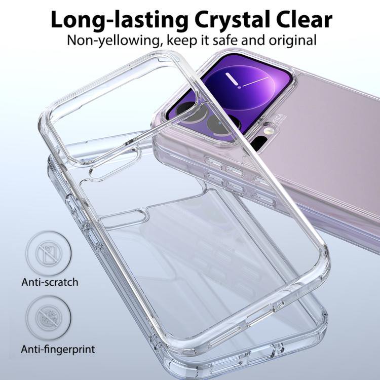 For Xiaomi 17 Pro Scratchproof Acrylic TPU Phone Case - Transparent