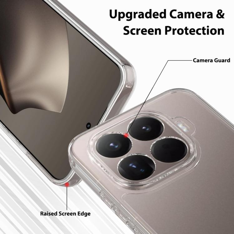 For Xiaomi 17T 5G Scratchproof Acrylic TPU Phone Case - Transparent