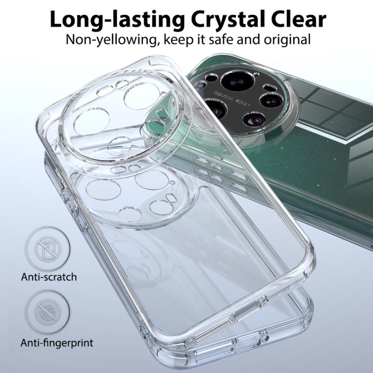 For Xiaomi 17 Ultra Scratchproof Acrylic TPU Phone Case - Transparent