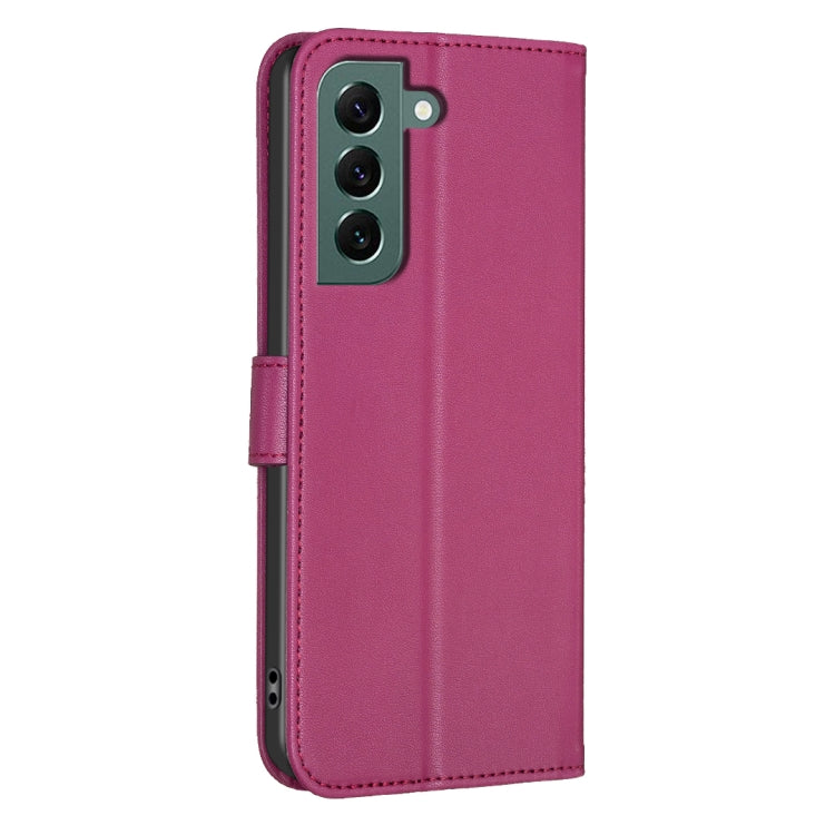 For Samsung Galaxy S24 FE 5G Four-leaf Embossed Leather Phone Case