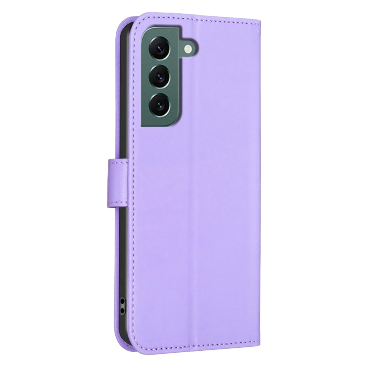 For Samsung Galaxy S24 FE 5G Four-leaf Embossed Leather Phone Case