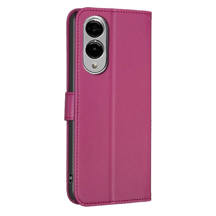 For Samsung Galaxy S25 Edge 5G Four-leaf Embossed Leather Phone Case