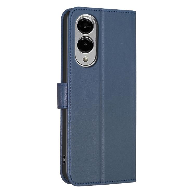 For Samsung Galaxy S25 Edge 5G Four-leaf Embossed Leather Phone Case