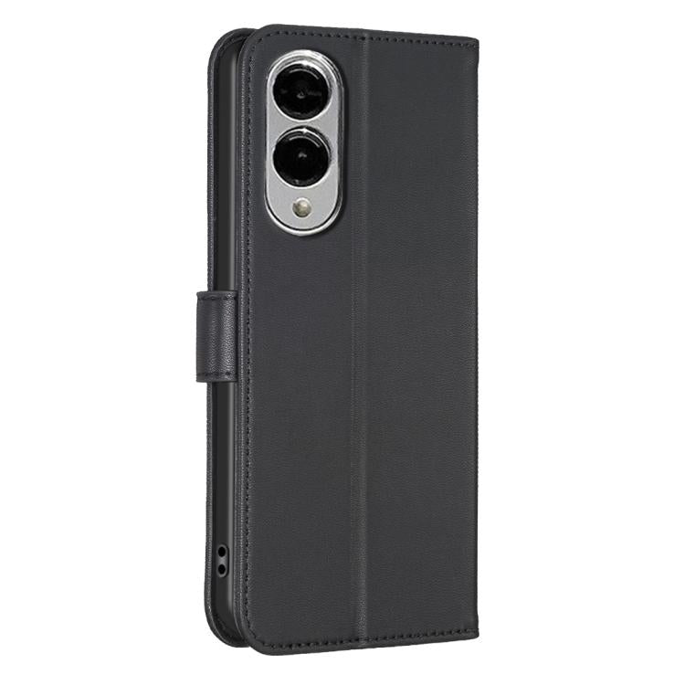 For Samsung Galaxy S25 Edge 5G Four-leaf Embossed Leather Phone Case