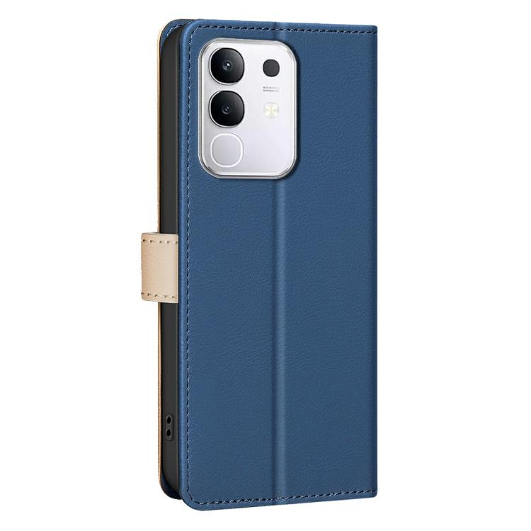 For vivo Y29 4G Color Matching RFID Anti-theft Leather Phone Case
