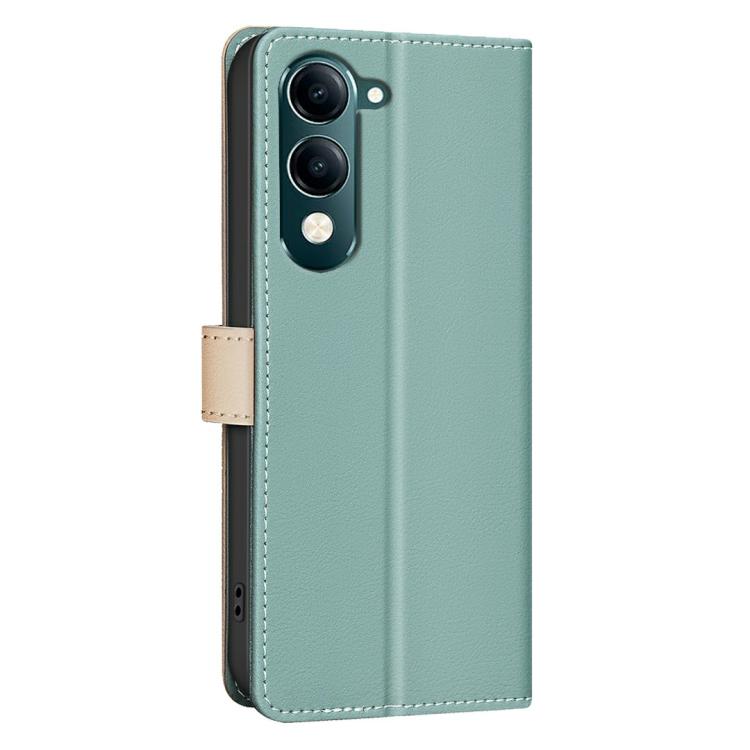 For vivo Y29S 5G Global / Y04 5G Global Color Matching RFID Anti-theft Leather Phone Case