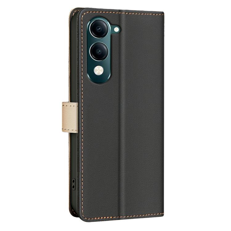 For vivo Y29S 5G Global / Y04 5G Global Color Matching RFID Anti-theft Leather Phone Case